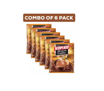 KOPIKO Brown কফি 3 in 1 (20 gm) Combo of 6 Pack