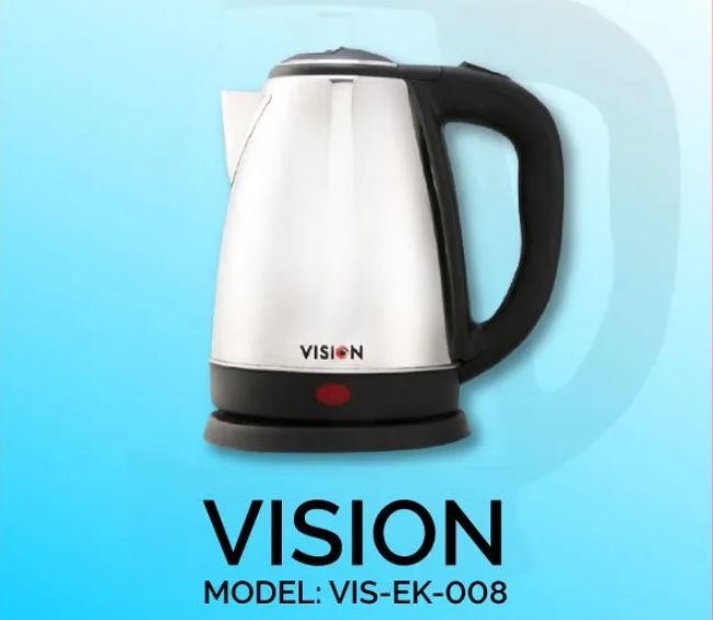 ভিশন ইলেকট্রিক কেটলি  1.5L VIS-EK-008