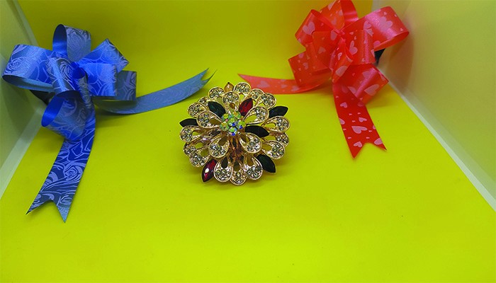 স্টোন ব্রোচ/ হিজাব পিন/ শাড়ির পিন.