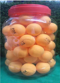 Table Tennis Olympic পিংপং বল 60 PCs 40mm - Orange