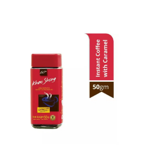 KhaoShong Inst. কফি with Caramel 50gm Jar (Thailand)