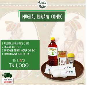 Green Grocery মুঘল বিরিয়ানি কম্বো