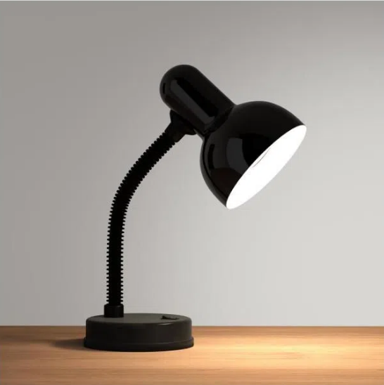 Simple Design Flexible ইলেক্ট্রিক ডেস্ক টেবিল ল্যাম্প স্ট্যান্ড -black