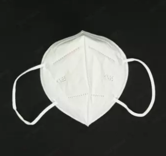 5 Layer McCons Brand Folding KN95 / KN-95 Protective Mask with PVC Nose Clip- White.