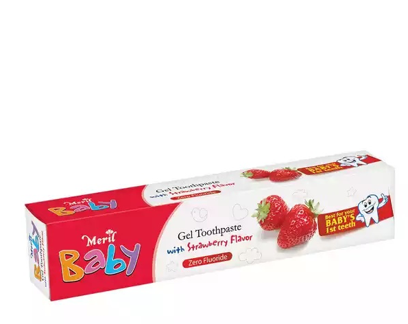 মেরিল বেবি জেল টুথ পেষ্ট(স্ট্রবেরী)৪৫গ্রাম