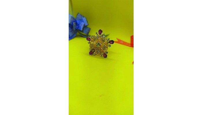 স্টোন ব্রোচ/ হিজাব পিন/ শাড়ির পিন