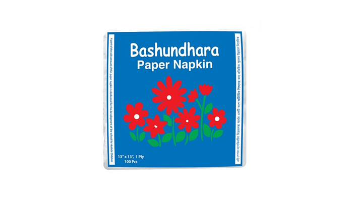 বসুন্ধর পেপারন্যাপকিন (13 × 13) 1 প্লাই 100 পিস