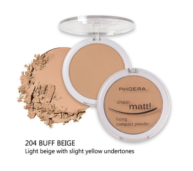PHOERA Matte Face Pressed Foundations Oil-control Brighten কনসিলার ব্লাশ পাউডার-50gm-China