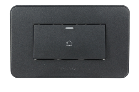 মেটালিক ব্লাক (S3 এবং V8 সিরিজ) DS-EE-M B-110-Calling Bell Switch(s3)