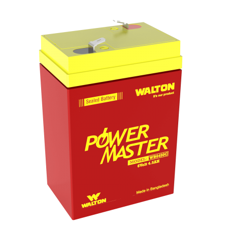 সিলড লিড অ্যাসিড রিচার্জ ব্যাটারি DS-EESLARB-111-Power-Master-B-6V