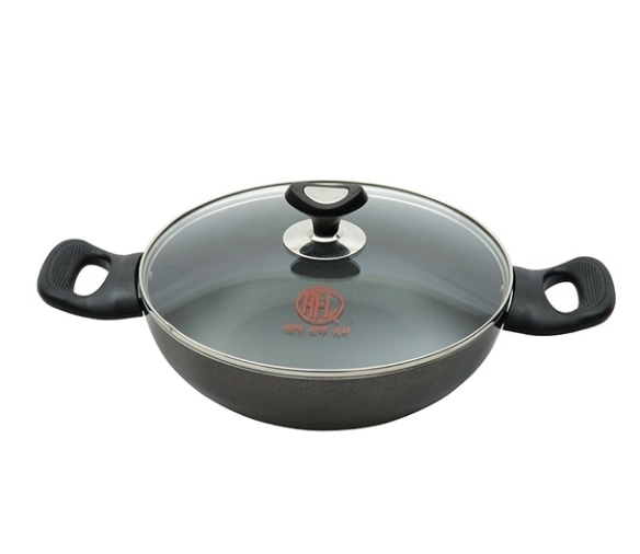 Karai with Lid (Black) - 26 cm