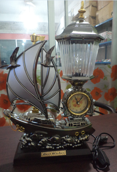 সেইলিং শিপ ল্যাম্প টেবিল ক্লক