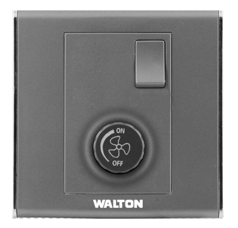 মেটালিক সিলভার/ব্লাক/গোল্ড (A8 সিরিজ) DS-EE-121-Fan-Regulator