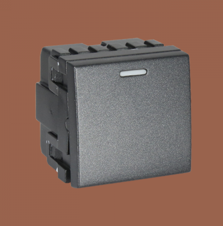 মেটালিক ব্লাক (S3 এবং V8 সিরিজ) DS-EE-MB-103-Single-Switch-Module-(1Way)