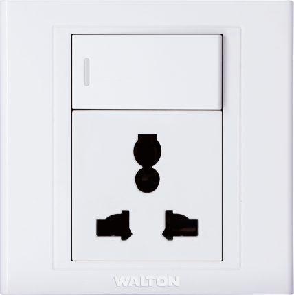 পার্ল হোয়াইট (E4 সিরিজ) DS-EE-PW-107-3Pin-Switch
